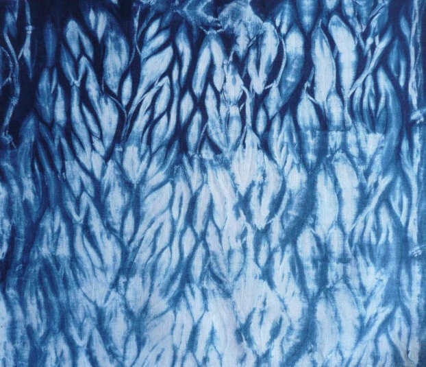 "indigo shibori" by lovefibre is licensed under CC BY-NC-SA 2.0